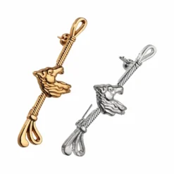 Equithème - Épingle à cravate "Tête de cheval" argentée Outlet
