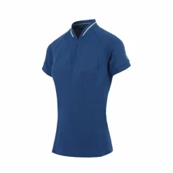 Clearance Equithème - Polo à manches courtes femme Elodie monaco Bleu