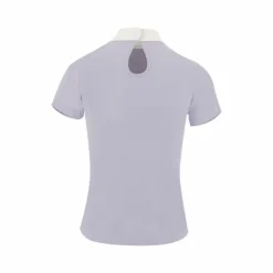 Discount Equithème - Polo de concours manches courtes enfant London Violet