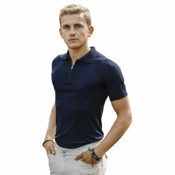 Equithème - Polo homme Lucas Marine Discount