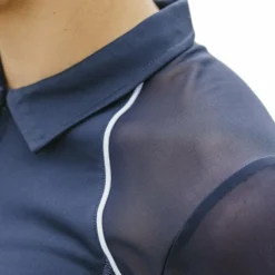 Discount Equithème - Polo manches courtes femme Agathe Marine