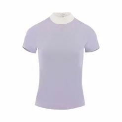 Hot Equithème - Polo manches courtes femme London Violet