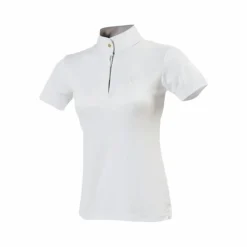 Outlet Equithème - Polo manches courtes Mesh Blanc