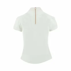 Equithème - Polo manches courtes femme Vilamoura Blanc New
