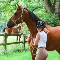 Hot Equithème - Polo manches courtes concours Brussels blanc