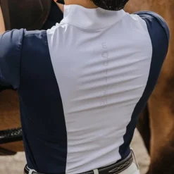 Equithème - Polo manches courtes femme Tokyo Marine