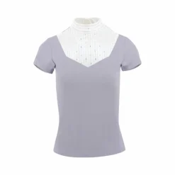 Hot Equithème - Polo manches courtes femme Lerma Violet