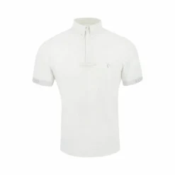 Equithème - Polo manches courtes enfant Wellington Blanc Online