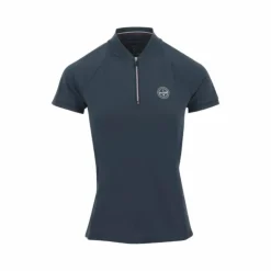 Equithème - Polo manches courtes femme Emma Marine Discount