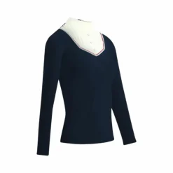 Discount Equithème - Polo manches longues femme Cabourg Marine