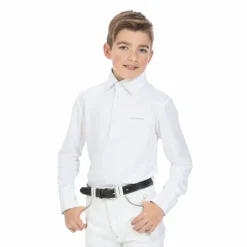 Clearance Equithème - Polo mesh manches longues enfants