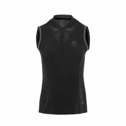 Best Equithème - Polo sans manches femme Margot édition Je t'aime Noir