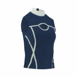 Equithème - Polo sans manches femme Puebla / gris Marine Discount