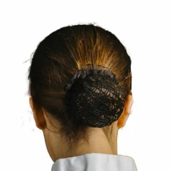 Online Equithème - Résille barrette Floral Noir