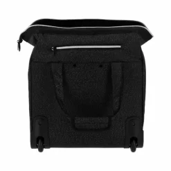 Equithème - Sac de pansage à roulette Noir Discount