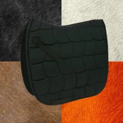 Equithème - Tapis de dressage Satin noir