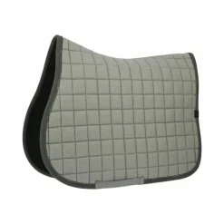 Equithème - Tapis de selle Chic clair Gris Best