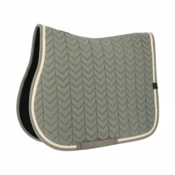 Equithème - Tapis de selle Softypop foncé Gris Hot