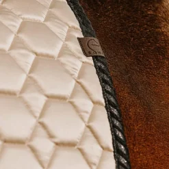 Clearance Equithème - Tapis de selle Pretty Beige