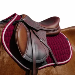 Equithème - Tapis de selle Eclat Bordeaux Hot