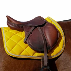 Equithème - Tapis de selle Classic Jaune Online