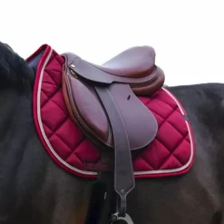 Equithème - Tapis de selle Classic Bordeaux Best