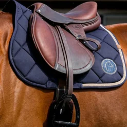 Sale Equithème - Tapis de selle Badge 2.0 Marine