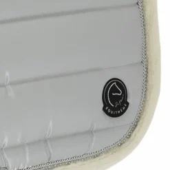 Online Equithème - Tapis de selle Studio Je t'aime argent Gris