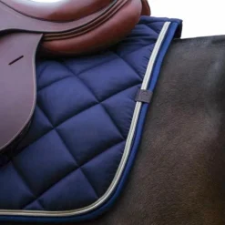 Clearance Equithème - Tapis de selle Classic Marine