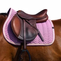 Equithème - Tapis de selle Softypop lavande Violet Outlet