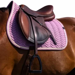 Equithème - Tapis de selle Softypop lavande Violet Outlet