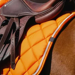 Sale Equithème - Tapis de selle Classic Orange
