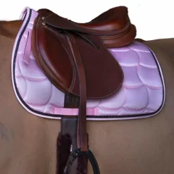 Equithème - Tapis de selle Satin clair Rose Outlet