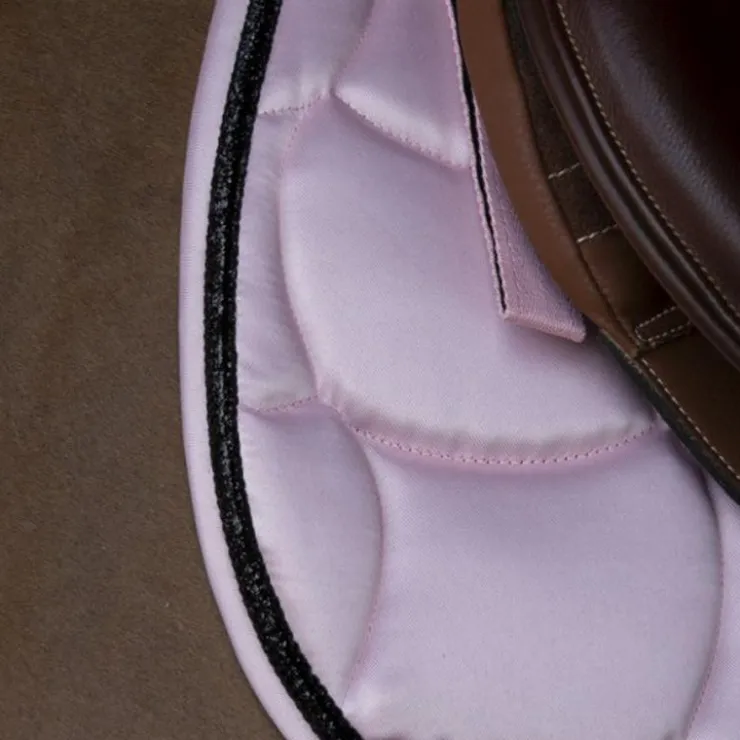 Equithème - Tapis de selle Satin clair Rose Outlet