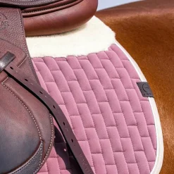 Online Equithème - Tapis de selle Dinard Rose