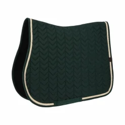 Online Equithème - Tapis de selle Softypop foncé Vert