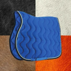 Hot Equithème - Tapis de selle polyfun roi Bleu
