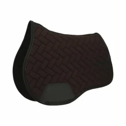 Equithème - Tapis de selle Impulsion Marron Discount