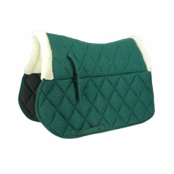 Equithème - Tapis de selle Pro Air foncé Vert Discount