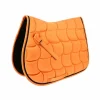 Sale Equithème - Tapis de selle Satin orange