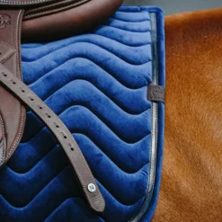 New Equithème - Tapis de selle Glossy Marine