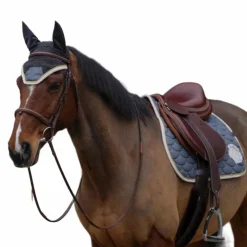 Equithème - Tapis de selle Denim Gris Hot