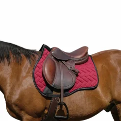 New Equithème - Tapis de selle Impulsion Bordeaux