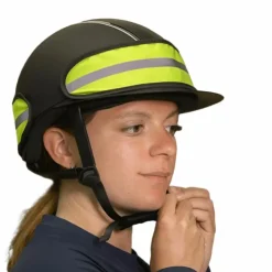 Equithème - Tour de casque haute visibilité fluo Jaune