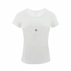 Hot Equithème - T-shirt à manches courtes femme Claire Blanc