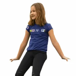 Equithème - T-shirt manches courtes enfant Icance Marine Best