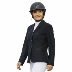 Equithème - Veste de concours femme Sydney Noir Discount