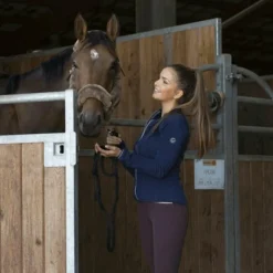 Equithème - Veste polaire femme Lena Marine Outlet