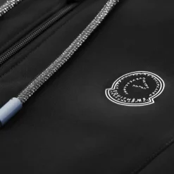 Equithème - Veste softshell manches longues femme Je t'aime Victoria Noir Discount