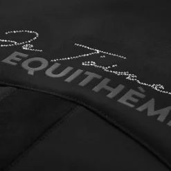 Equithème - Veste softshell manches longues femme Je t'aime Victoria Noir Discount